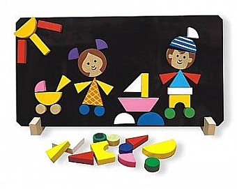 Magnetické puzzle děti