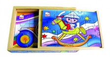 Večerníček 4 puzzle v dř. krabičce