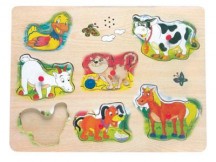 Hrací puzzle zvířátka