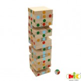 Věž Jenga barevná