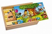 Včelka Mája puzzle krabička