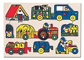 Puzzle zemědělské stroje 