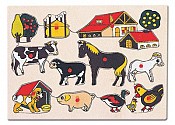 Puzzle domácí zvířata 